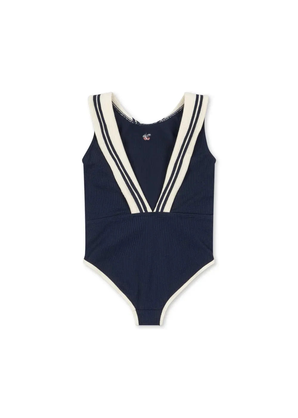 Baby Swimwear White Blue One Two Piece Sunscreen Girls Swimsuit Kids Bikinis Summer Vacation