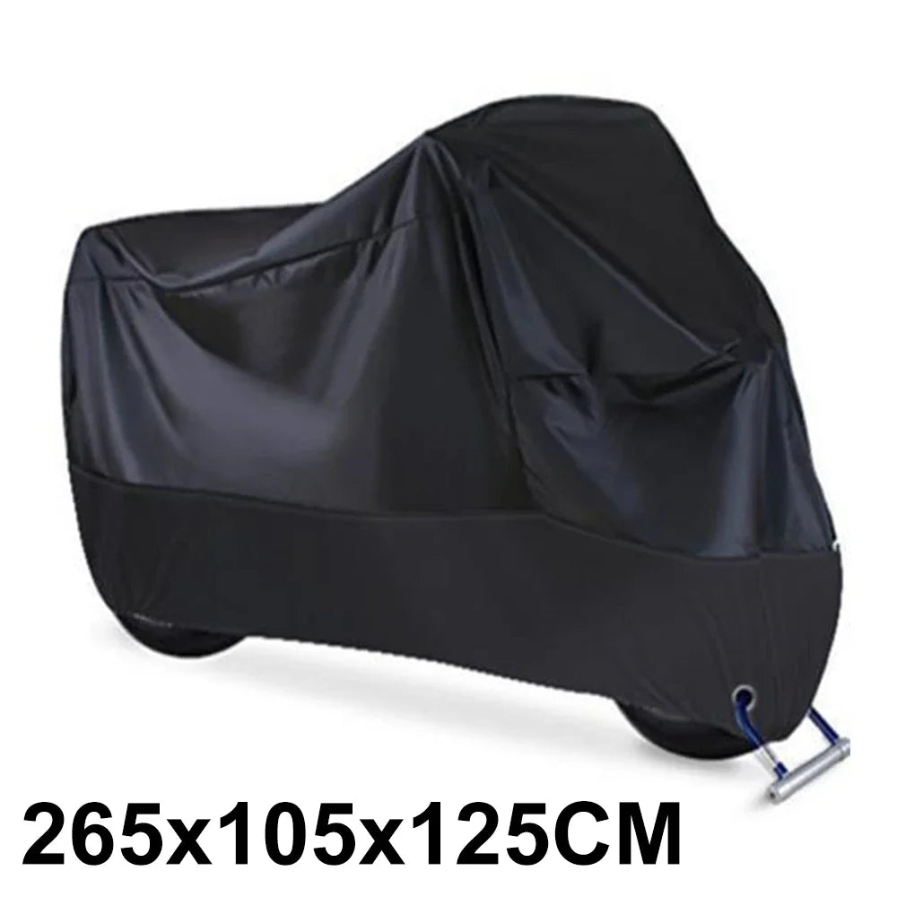 Motorcycle Cover Waterproof Outdoor Indoor Scooter Wear Resistant Fabric All Season Dustproof UV Protective