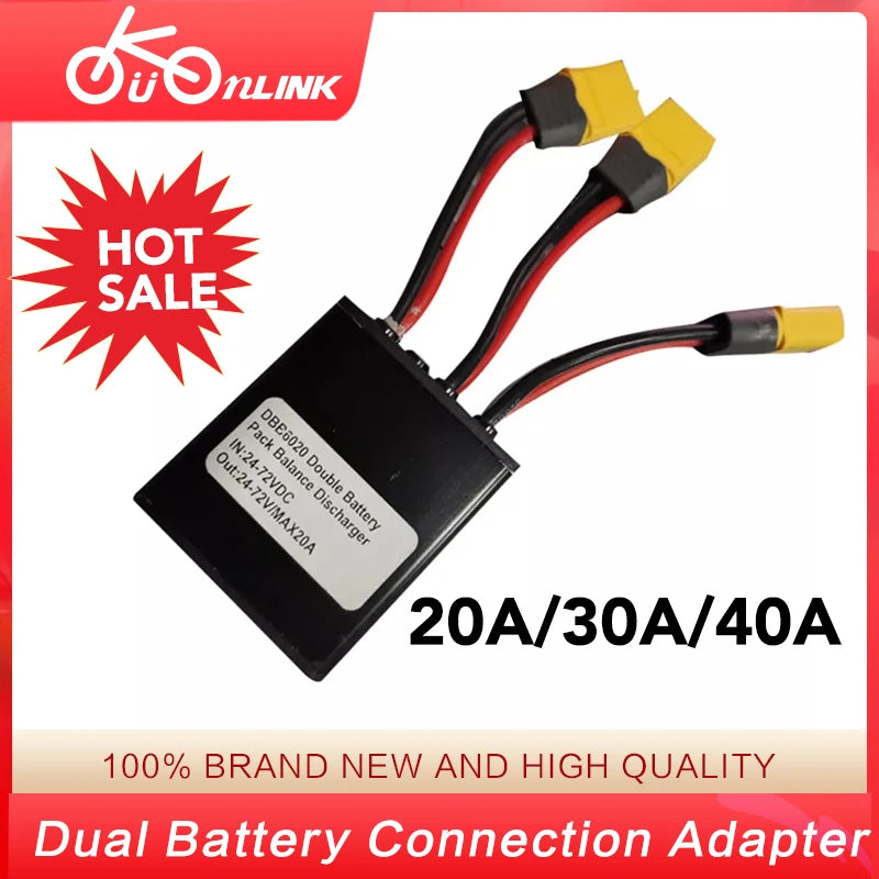 Ebike Dual Battery Discharge Converter Connection Adapter Switcher Balanced Discharge TOLL MOS Aluminum Substrate PCB