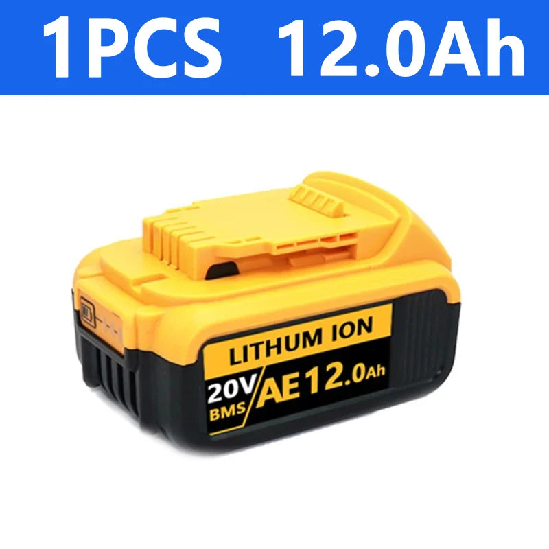 100 Percent Compatible Dewalt 20V Battery 12Ah Rechargeable Li Ion Replacement Battery