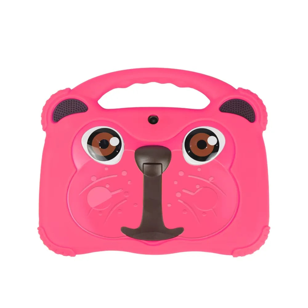 ZZB 7 inch Android Kids Learning Tablet 3000mah 16GB Quad Core Android10 With tablet protective sleeve and tablet tempered film