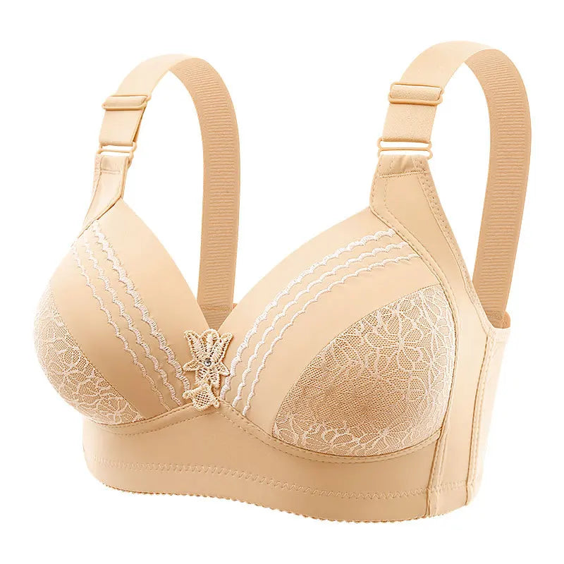 BC Cup Large Size No Steel Ring Comfortable Lingerie Push Up Breathable Women's Underwear Thin Cup Lenceria Femenina