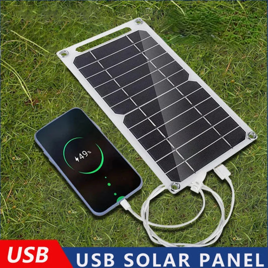 Wholesale Solar Panel 1 to 14 Pieces USB Waterproof Outdoor Hiking Camping Portable Battery Mobile Phone Charging Bank Charging Panel