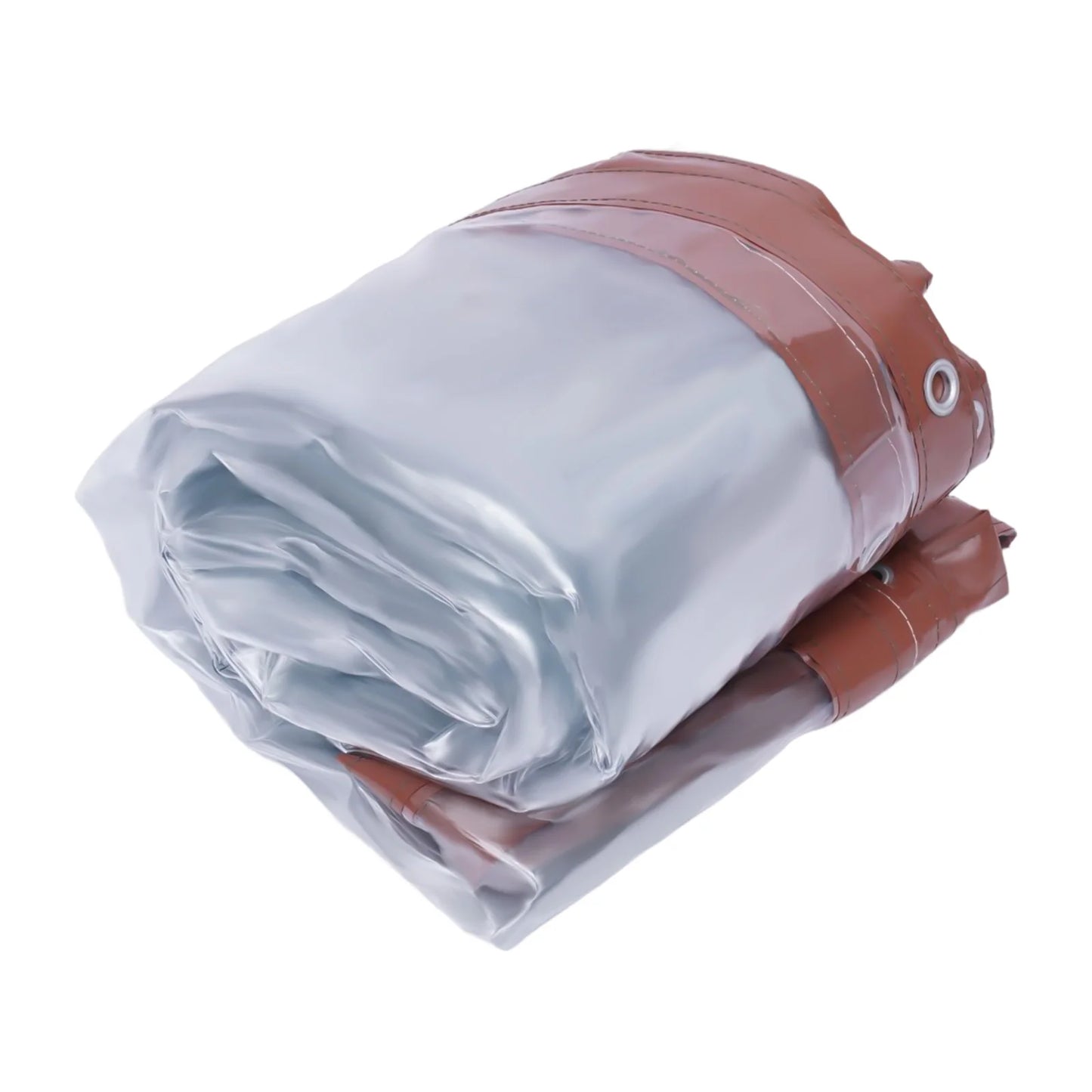 16x8 Feet Outdoor Clear Tarp Curtain Rainproof PVC Awning Canopy Enclosure Patio Roll Up Enclosure