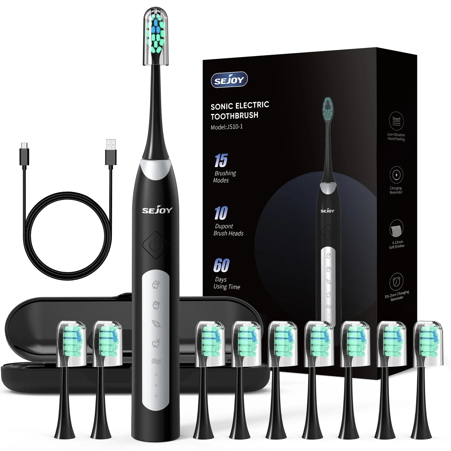 Sejoy Cordless Water Dental Flosser for Effective Teeth Cleaning and Travel
