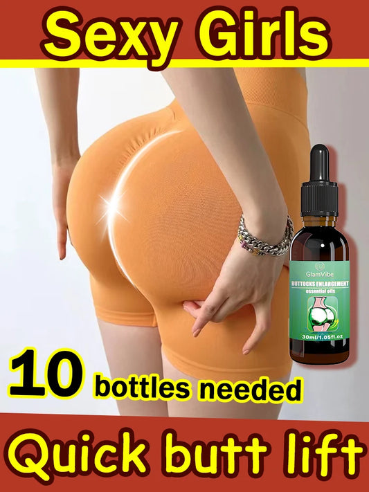 Buttocks Enhancement Oil Green Bottle 30ml Natural Formula for Fuller Buttocks