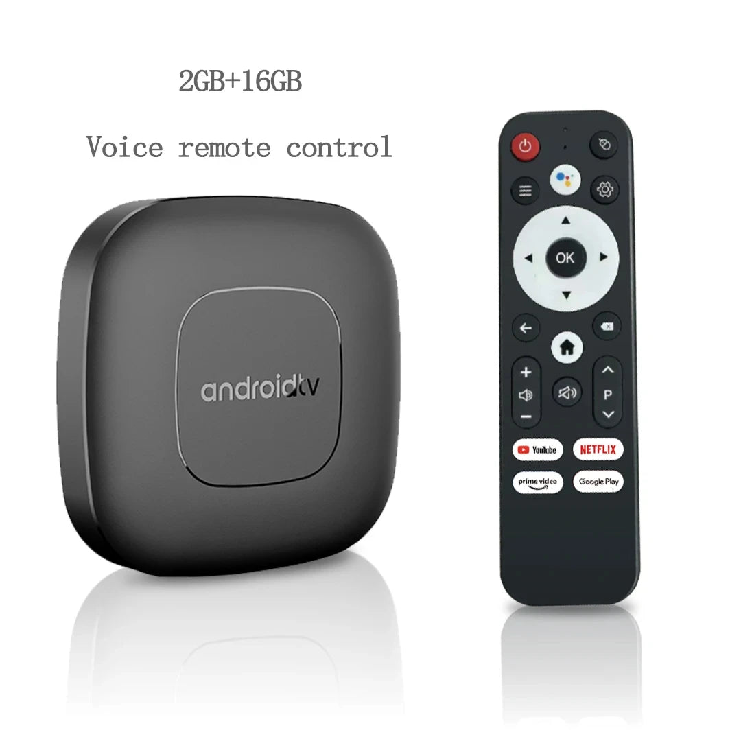 Smart Home Theater TV Box Android 13 Allwinner H313 Google Assistant Netflix Streaming Bluetooth Media Player 2.4G 5G Wifi