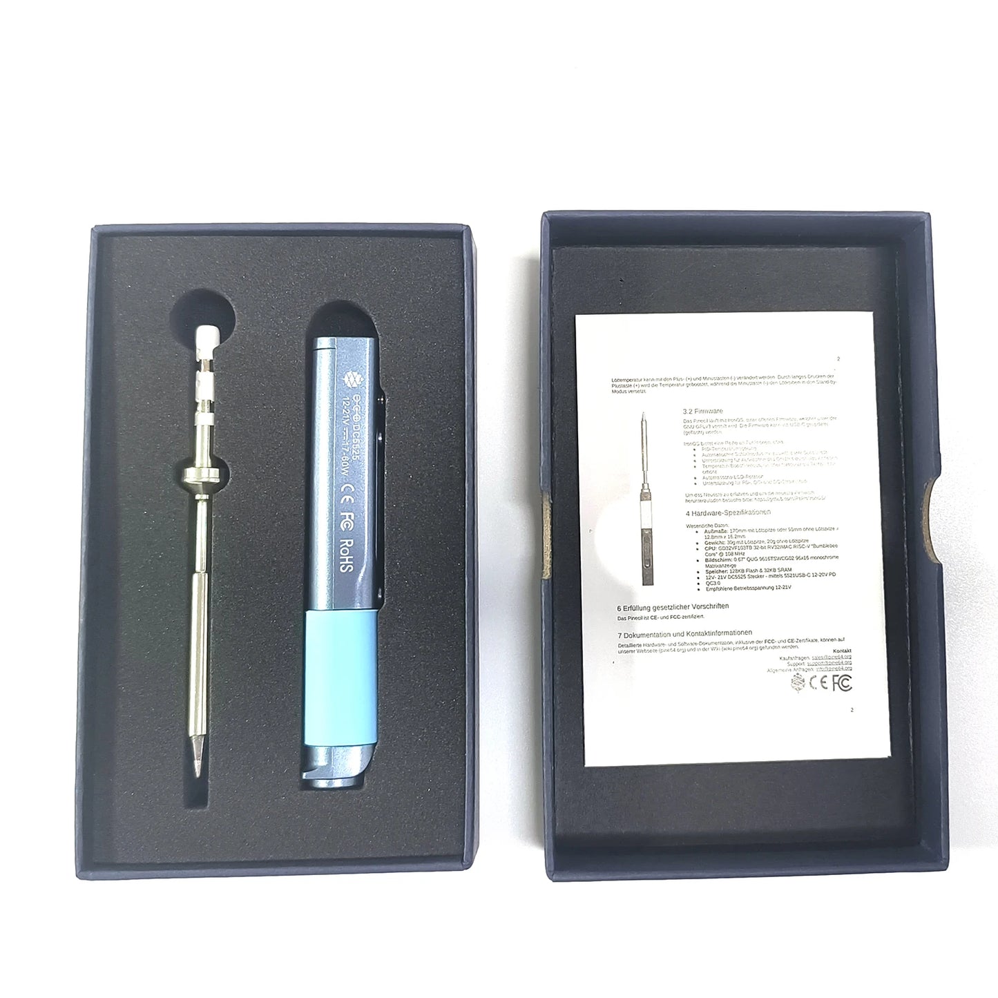 Pine64 CN Version Pinecil V1 Soldering Iron Portable Programmable Welding Tool Adjustable Temperature Digital Solder Station