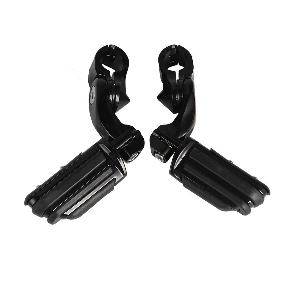 1 1/4 Inch 32mm Motorcycle Foot Rest Highway Engine Guard Foot Pegs Mount Footrest for Harley Touring Honda Kawasaki Suzuki Yamaha