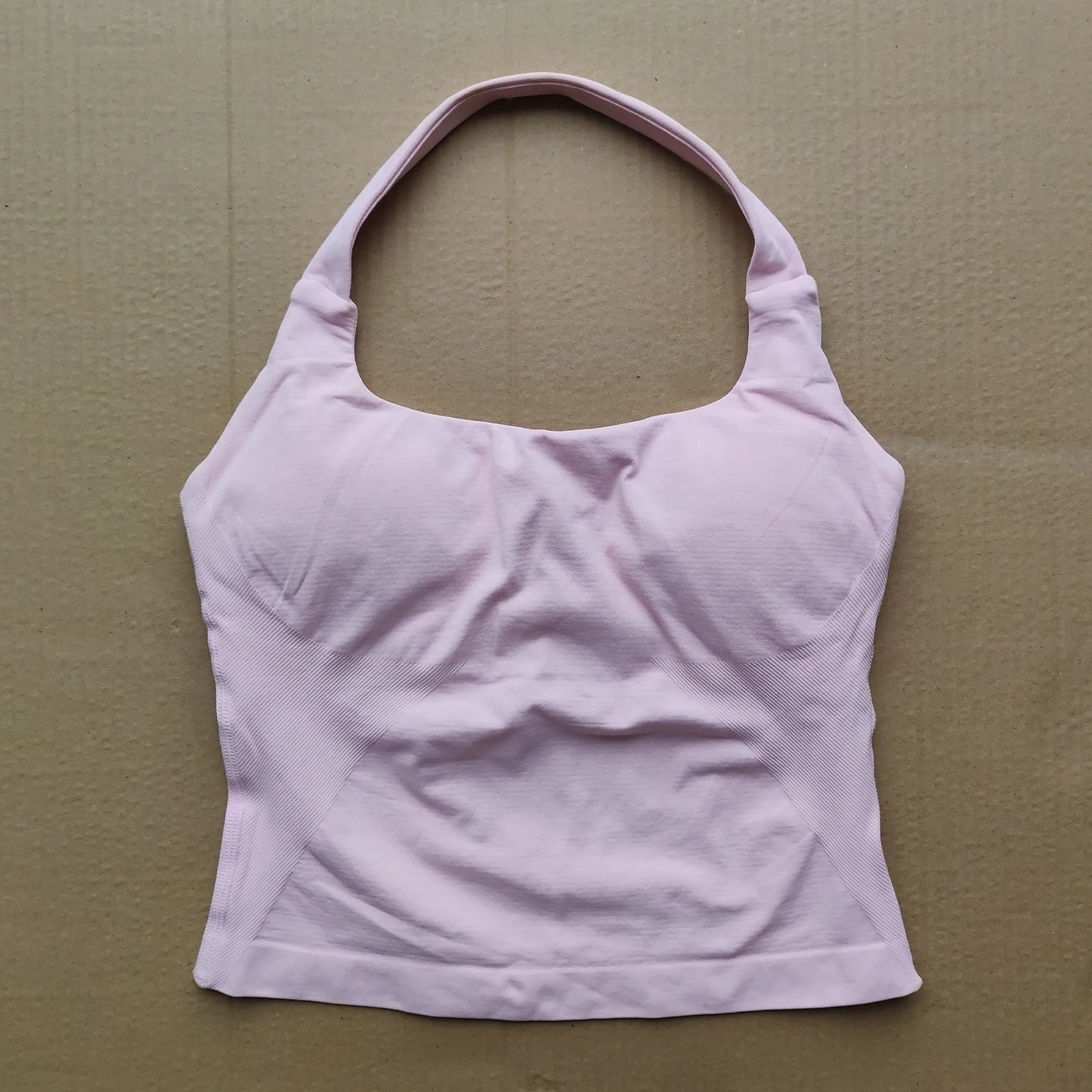 Ashlimo Impact Halter Top Gym Tops Women Backless Design Yoga Tank Tops Push Up Sports Bra Fitness Workout Activewear