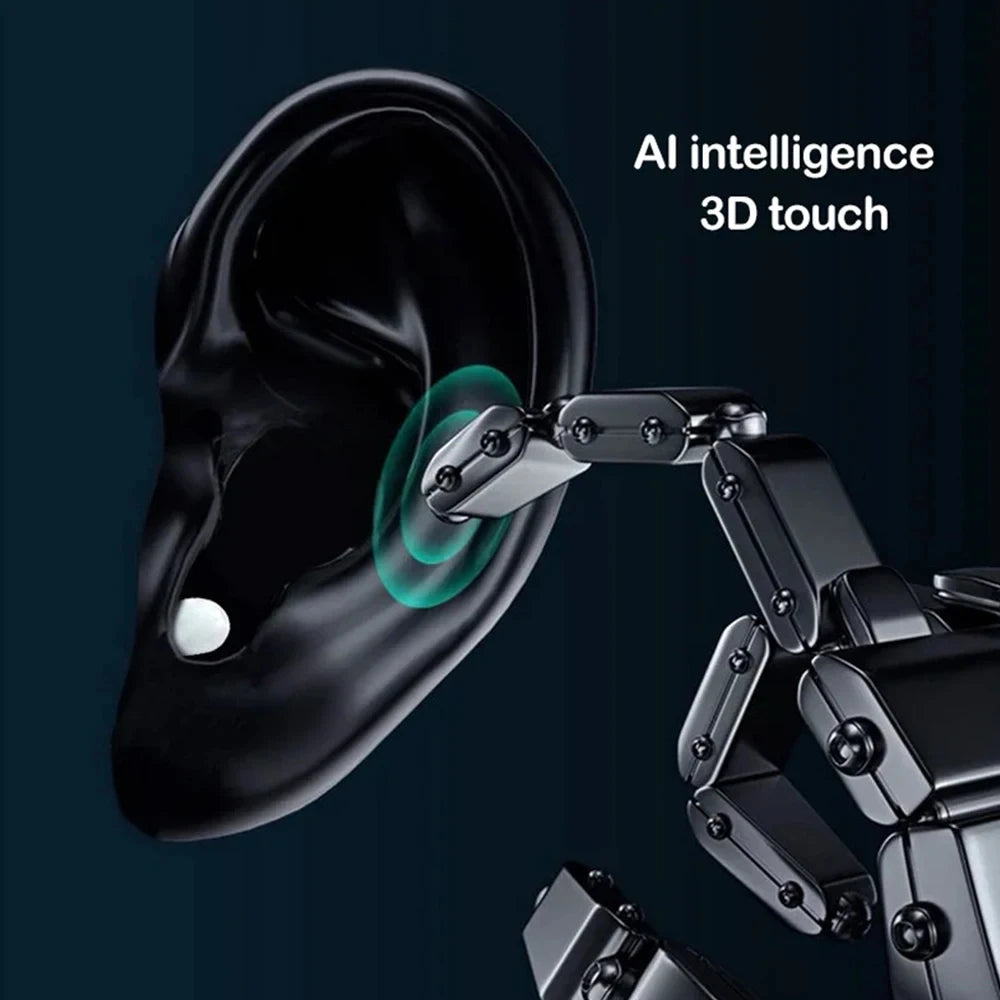 Invisible Earphones Mini Headphones Bluetooth TWS Wireless Sleep with Microphone HD Call Semi In Ear Earbuds Noise Reduction