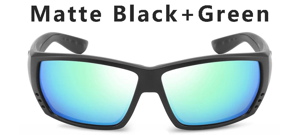 Square Sunglasses for Men and Women Classic Tuna Alley UV400 Mirror Driving Sport Eyewear