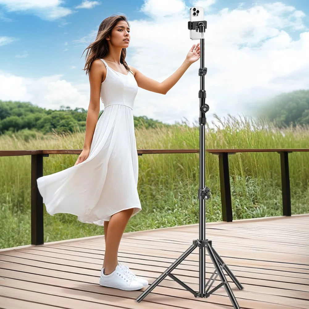 Horizontal Overhead Tripod Adjustable Horizontal Stand for Filming Video Recording Live Stream