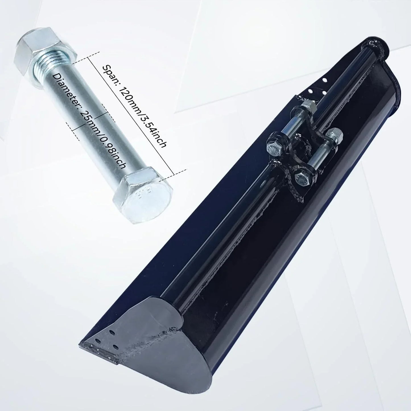 Farm Plain Bucket Attachment No Tooth For 1 Ton Excavator