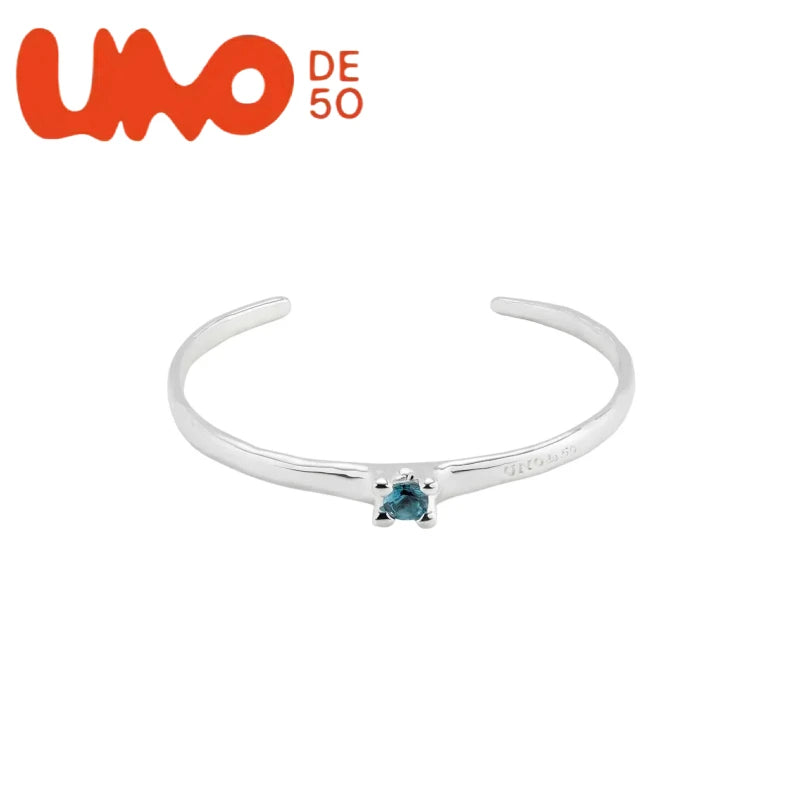 High-Grade UNOde50 Silver Plated S925 and Gold Plated 14K Bracelet Elegant Gift Choice for Women