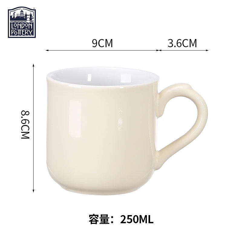London Pottery 250ML mug coffee cups ceramics & pottery drink items coffee mug colorful drinkware coffee and tea tools for mate