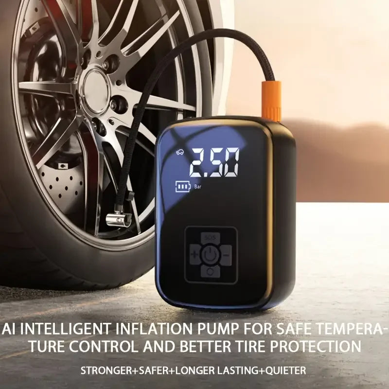 1 Piece Wireless Car Air Compressor Electric Tire Inflator Pump for Motorcycle Bicycle Boat Auto Tyre Balls Inflatable