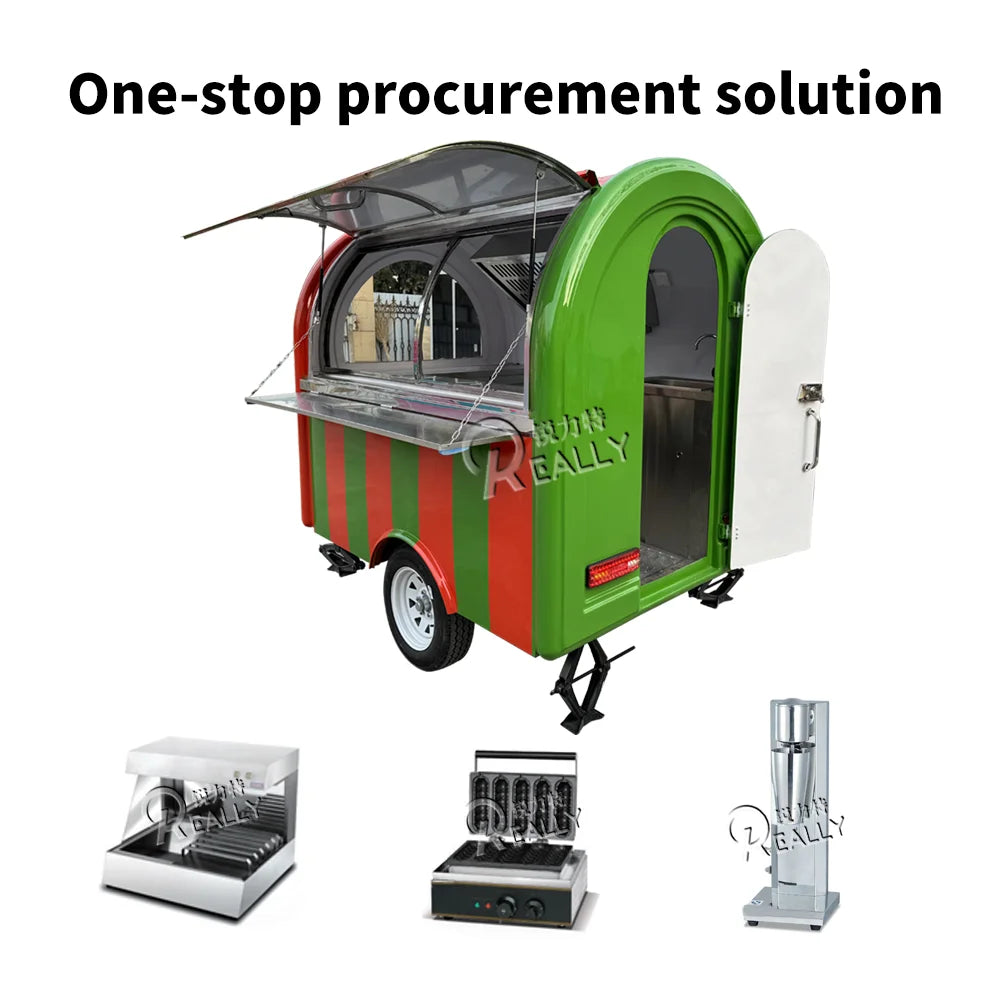 Cart Mobile Kitchen Concession Trailer Coffee Cart Setup