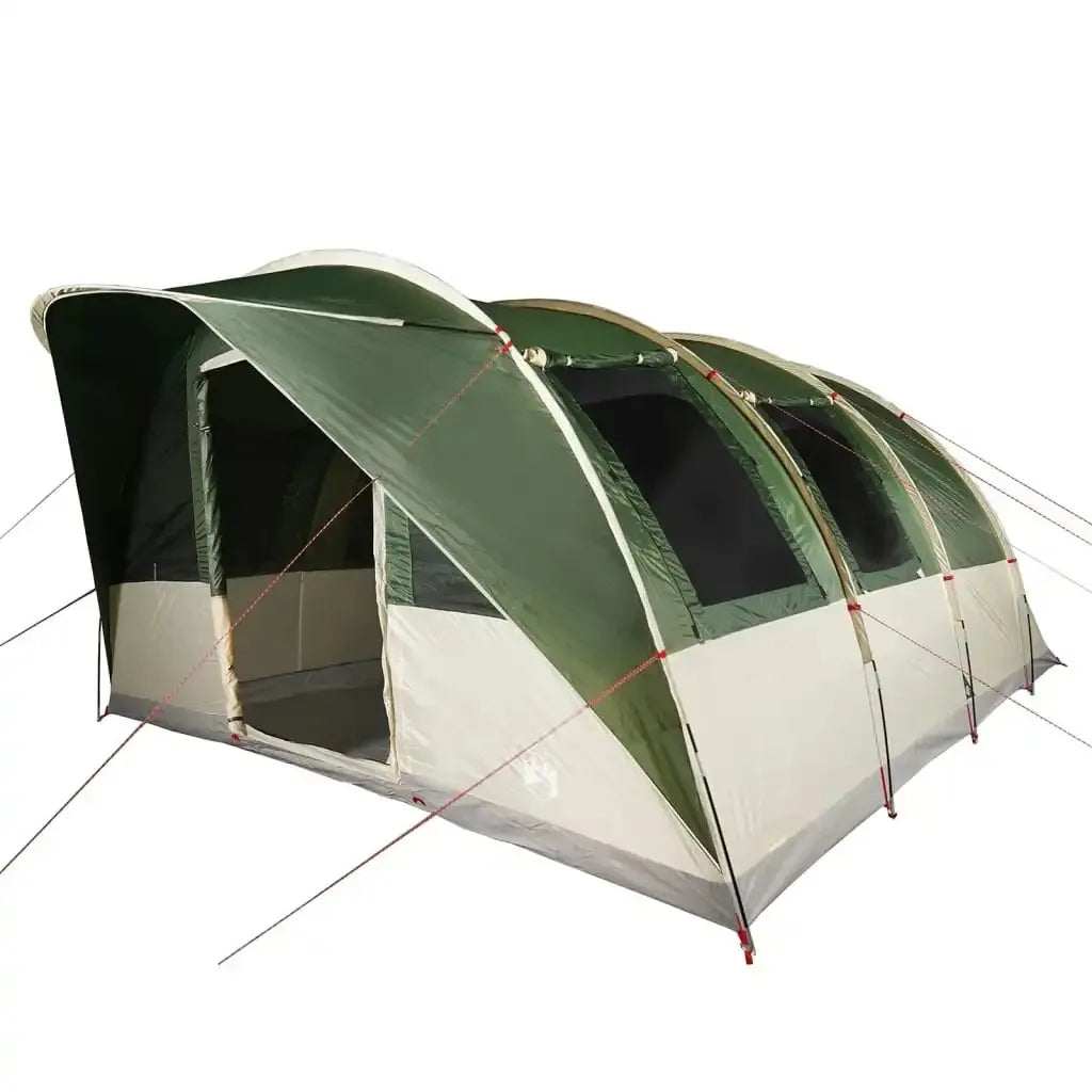 Camping Tent 185T Polyester Waterproof Outdoor Tunnel Tent for 5 People with 2 Bedrooms and 4 Windows