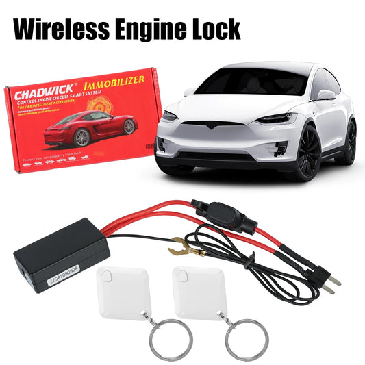 For Gasline Car Motorcycle RFID Wireless Anti Theft Device Engine Lock Anti Robbery System Circuit Cut Off Immobilizer 12V M506
