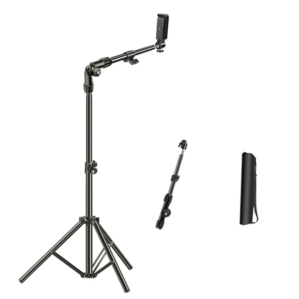 Horizontal Overhead Tripod Adjustable Horizontal Stand for Filming Video Recording Live Stream