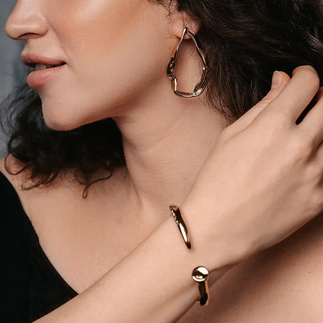 High-Grade UNOde50 Silver Plated S925 and Gold Plated 14K Bracelet Elegant Gift Choice for Women