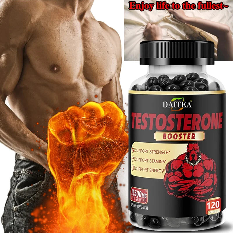 Natural Energy Supplement for Men Boost Strength and Endurance Test Muscle Growth
