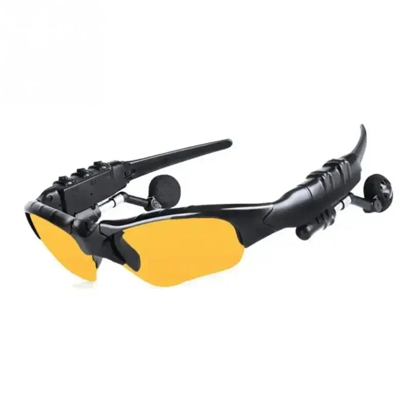 Wireless Stereo Earphones Headset with Microphone for Glasses Sunglasses Driving Cycling Sports Noise Reduction