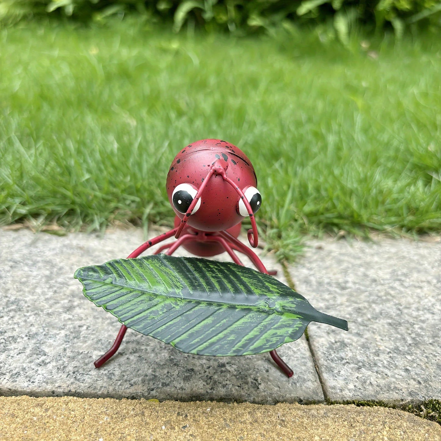 Ant Figurine Elegant Statue Iron Animal Insect Garden Sculpture for Porch Small Decorations