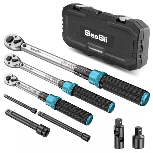 Seesii Ratchet Wrench Set Combination Tools for Electrical DIY