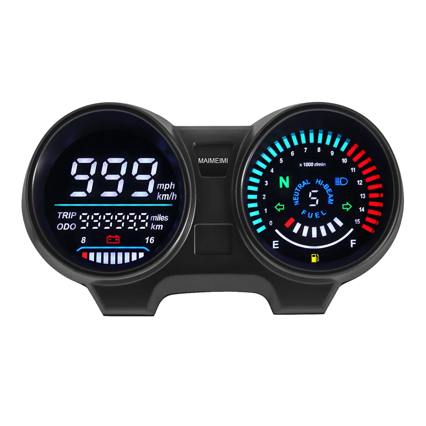 Motorcycle RPM Meter Speedometer Digital Dashboard Tachometer Odometer Fuel Meter Voltmeter for Titan 150 Honda CG150 Fan150