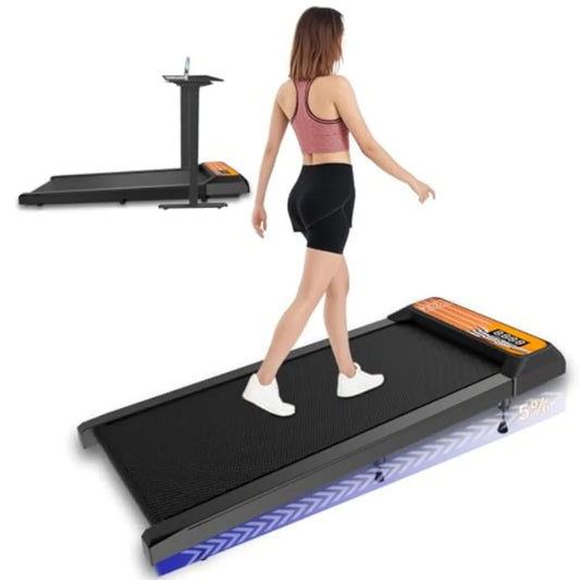 Fold Under Desk Treadmill With Incline And Led Display