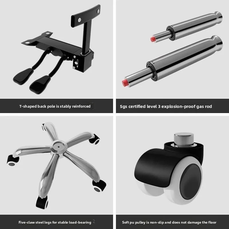 Home Gaming Chair Bedroom Sofa Recliner Ergonomic Office Backrest Chair Furniture Living Room Latex Cushion Swivel Chair