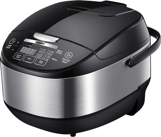 Rice Cooker, Japanese Large Rice Cooker with Fuzzy Logic Technology,10 Cup Uncooked/20 Cup Cooked, 24-Hr Delay Timer