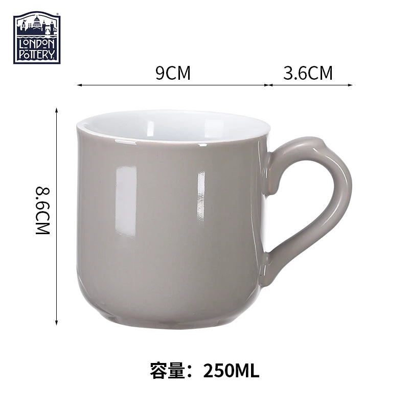 London Pottery 250ML mug coffee cups ceramics & pottery drink items coffee mug colorful drinkware coffee and tea tools for mate