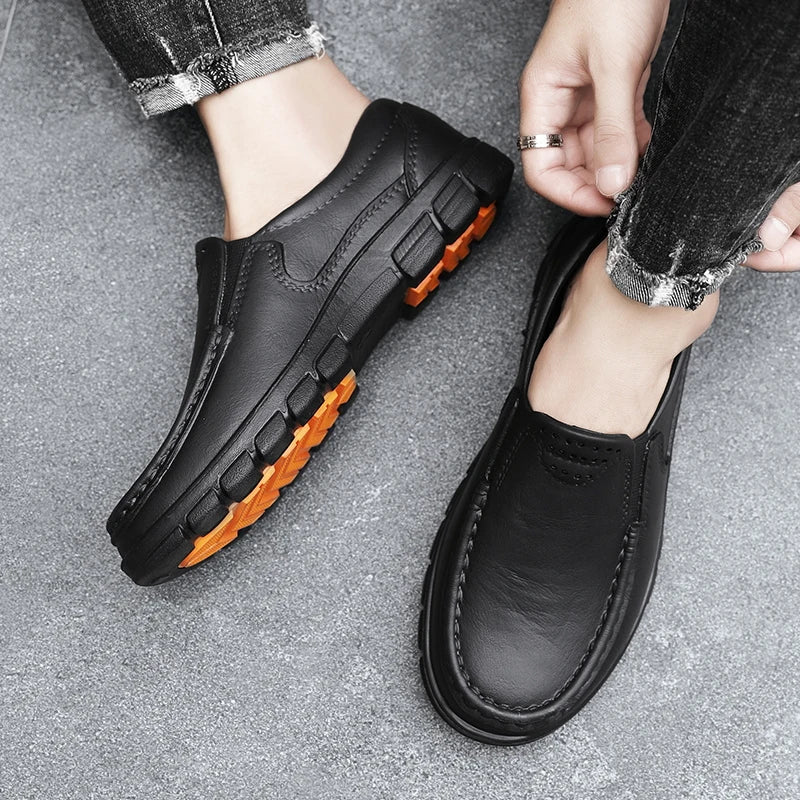 Chef Shoes Four Seasons New Anti Slip Oil Resistant Plus Size Business Casual Men's Work EVA Shoes Fashion Comfort Soft Soled