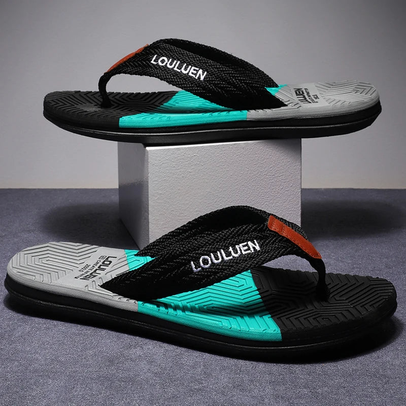 High Quality Men Flip Flops Summer Beach Slippers Casual Outdoor Footwear