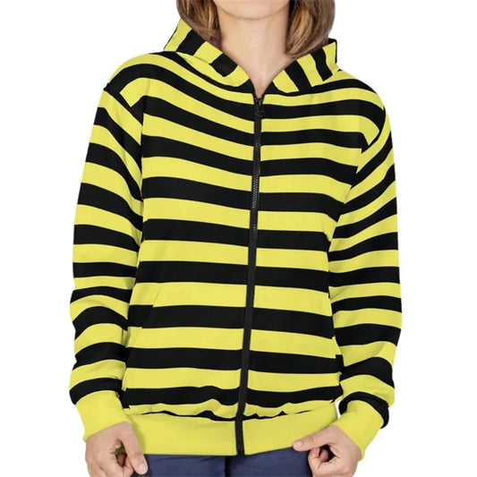 2025 Essentials Zip Hoodie Stripe Classic Fashion Streetwear Hooded Coat Rich Color Selection Spring Casual Loose Sweatshirt