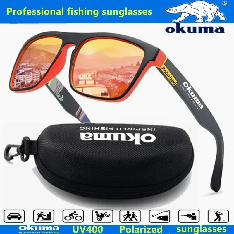 Okuma Polarized Sunglasses UV400 for Men and Women Outdoor Activities Hunting Fishing Driving Biking