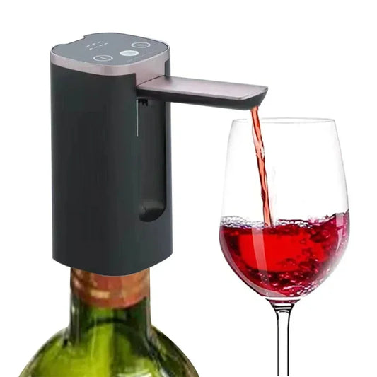 Smart Alcohol Dispenser Electric Wine Aerator Decanter Pump Quick Pouring Device for Parties
