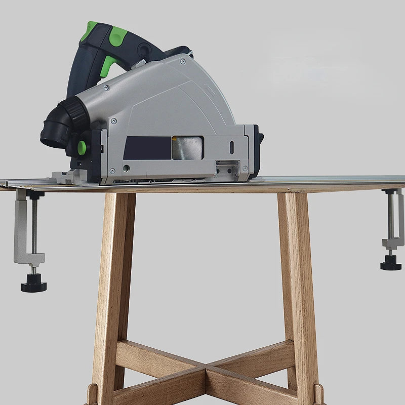 Track Saw Guide Rail Aluminum Extruded Guided Rails for Circular Saw Repeatable Rip Cuts Optimized Bevel and Straight Cuts