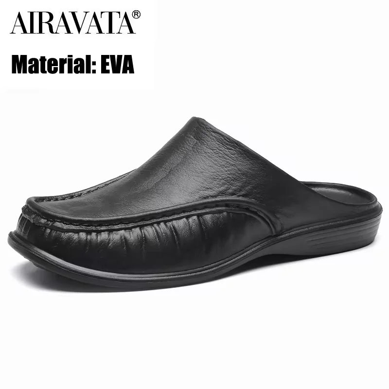 Men EVA Slippers Slip On Flats Shoes Fashion Beach Sandals Home Shoes Size 40 to 47