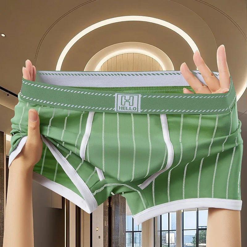 Briefs And Boxers Boxer Shorts Cotton Striped Men Underwear