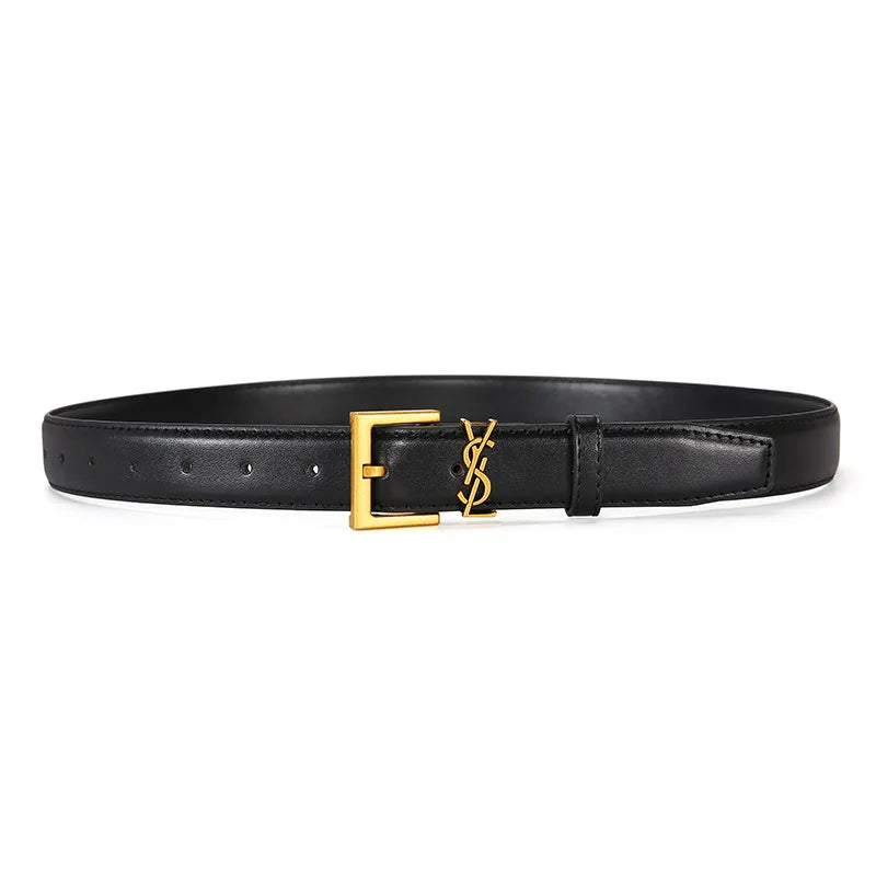 Classic Pin Buckle Women's Belt Korean Casual Thin Fashion Belt for Pants and Skirts
