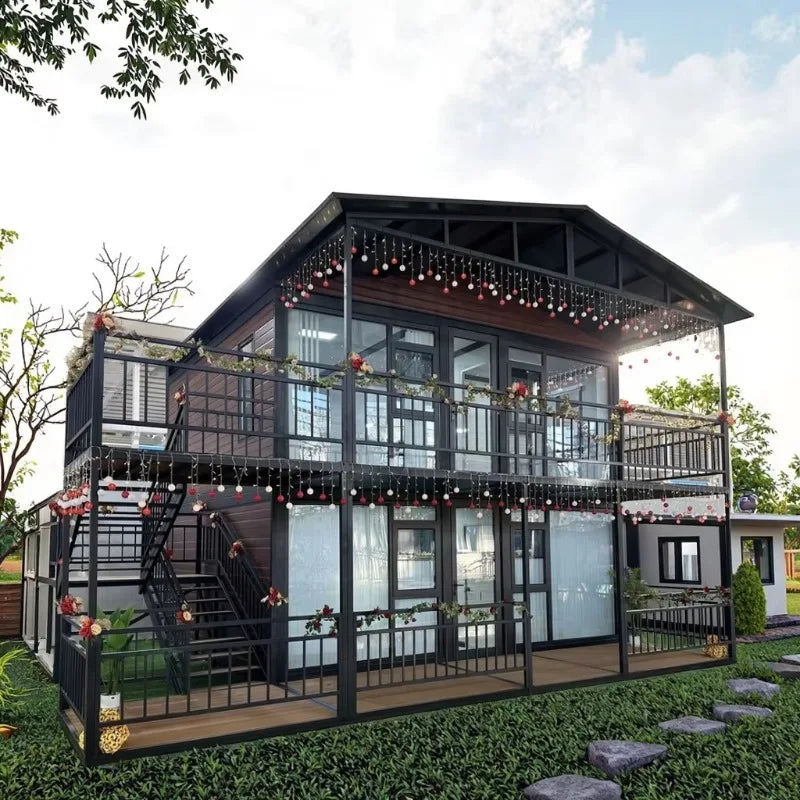 Professional Manufacture Readymade Container Houses Prefabricated Architecture Tiny House Expandable Detachable Container Home