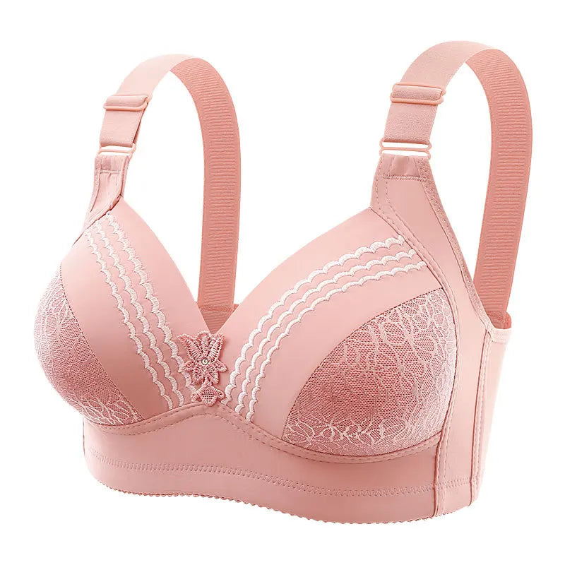 BC Cup Large Size No Steel Ring Comfortable Lingerie Push Up Breathable Women's Underwear Thin Cup Lenceria Femenina