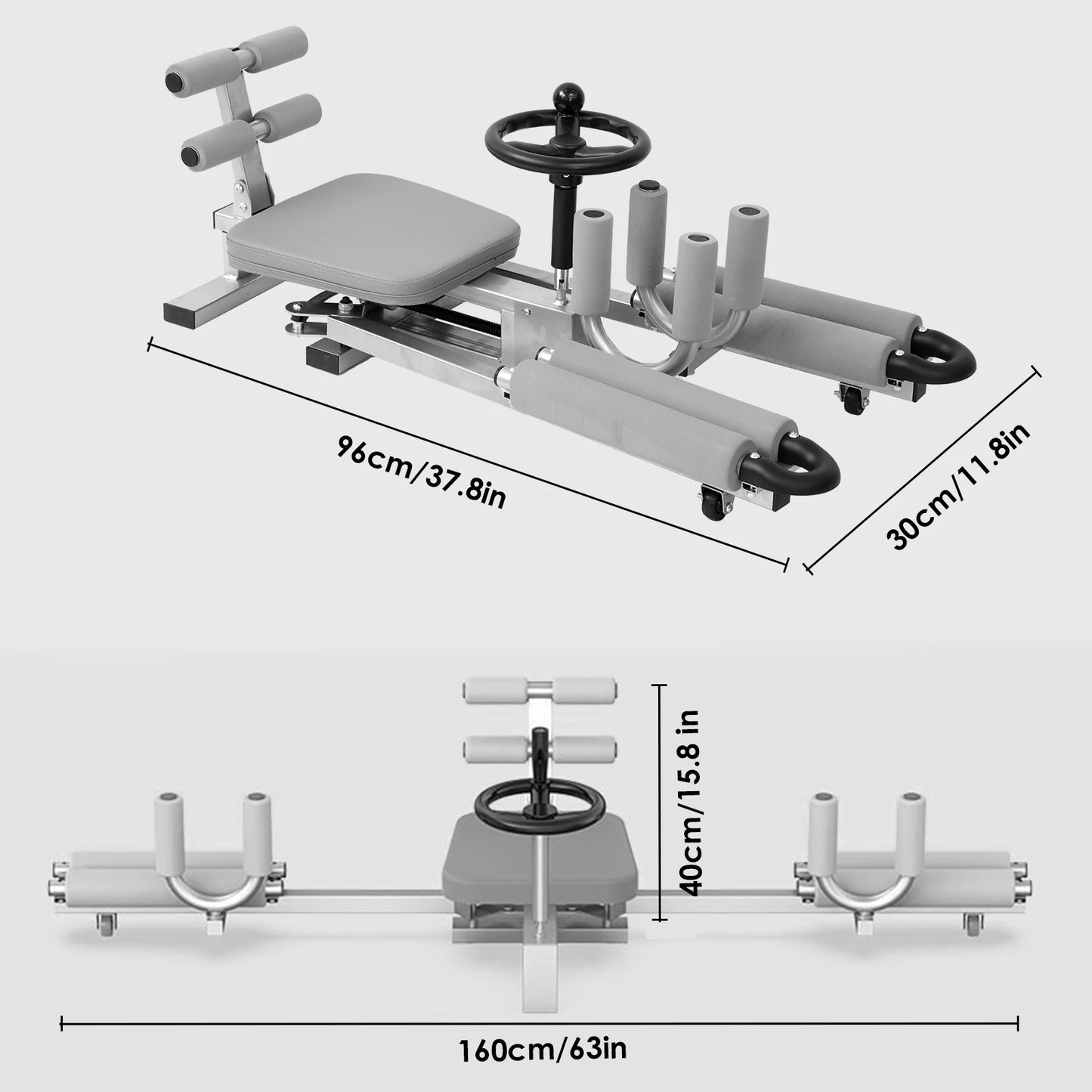 Heavy Duty Leg Stretcher Machine for Yoga Splits and Stretching Training Device for Hips and Abdomen