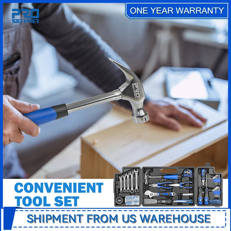 159 Piece Home Tool Set with Storage Case for DIY Maintenance