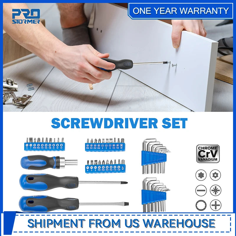 159 Piece Home Tool Set with Storage Case for DIY Maintenance