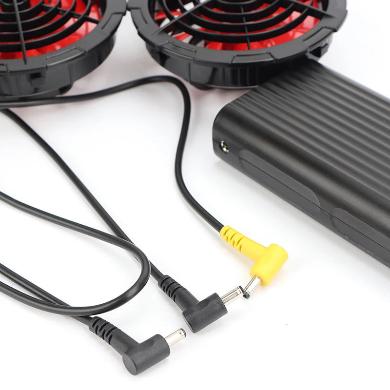 21V Electric Fan Cooling Vest Air Conditioning Work Clothes Heat Relief Fan Parts